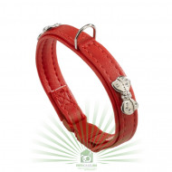 Ошейник JOY C20/31 красный, со стразами, hi-tech Ошейник JOY C20/31 красный, со стразами, hi-tech