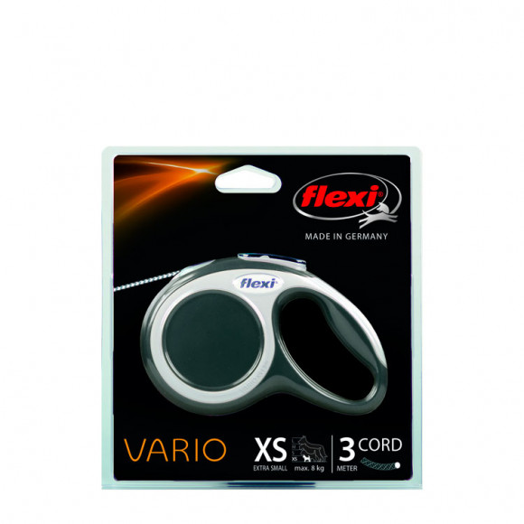 Рулетка Flexi VARIO XS, трос 3 м, 8 кг