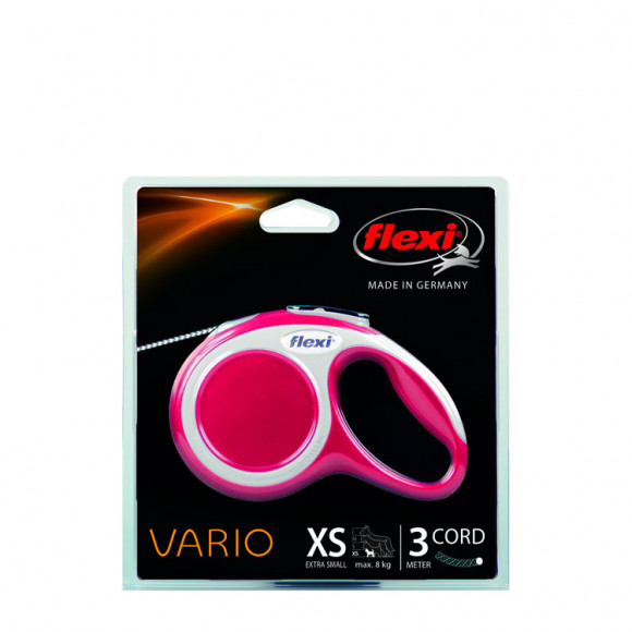 Рулетка Flexi VARIO XS, трос 3 м, 8 кг