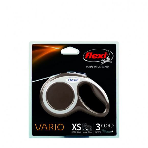 Рулетка Flexi VARIO XS, трос 3 м, 8 кг