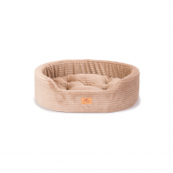 Лежак Dandy Corduroy 55 из вельвета, бежевый, Ferplast 83875526 Лежак Dandy Corduroy 55 из вельвета, бежевый, Ferplast 83875526