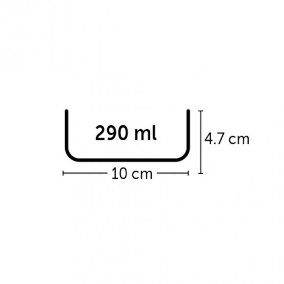 Миска Avaro с держателем для клеток, ø 10 см, 290 мл, Flamingo FL1030076