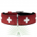 Кожаный ошейник Swiss 65 L, красно-черный, Hunter 41869 Кожаный ошейник Swiss 65 L, красно-черный, Hunter 41869