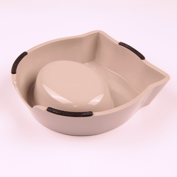 Миска для кошек и собак, 18x17.5x5 см, 270 мл, бежевая Bobo Миска для кошек и собак, 18x17.5x5 см, 270 мл, бежевая Bobo