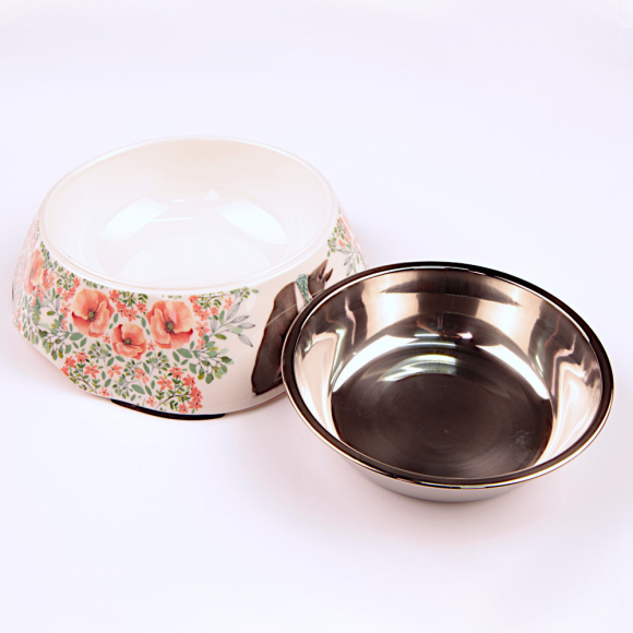 Миска для животных с рисунком собаки, 14x19x5.5 см, 420 мл Bobo