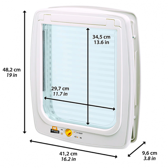 Дверь для собак Ferplast Swing 15 коричневая (модель: 72108012) Дверь для собак Ferplast Swing 15 коричневая (модель: 72108012)