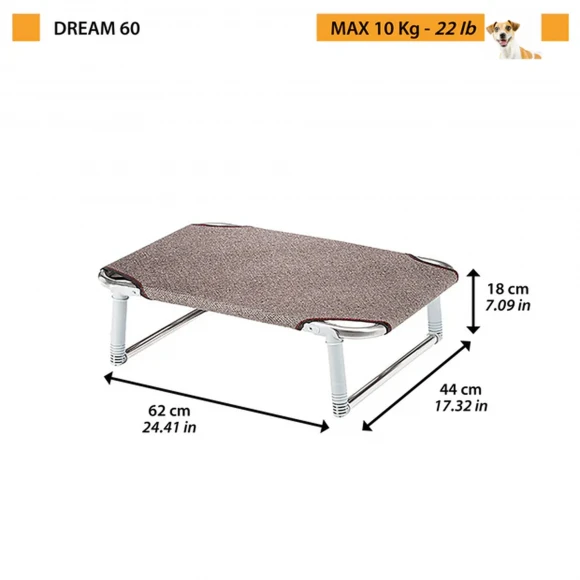 Раскладушка Dream 60 для собак, Ferplast 70504989 Раскладушка Dream 60 для собак, Ferplast 70504989