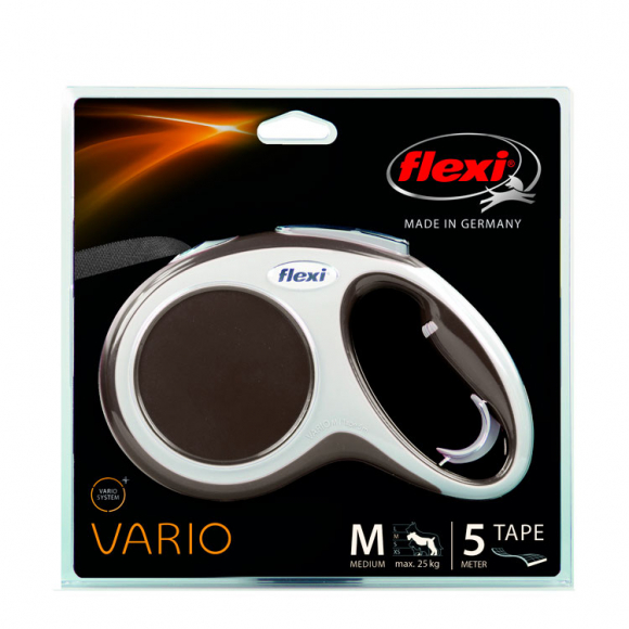 Рулетка Flexi VARIO M, Ремень 5 м, 25 кг