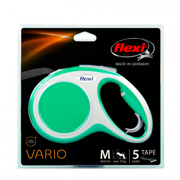 Рулетка Flexi VARIO M, Ремень 5 м, 25 кг