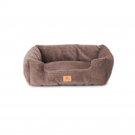 Лежак Sweetie Corduroy 55 из вельвета, коричневый, Ferplast 83885521 Лежак Sweetie Corduroy 55 из вельвета, коричневый, Ferplast 83885521