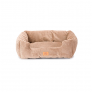 Лежак Sweetie Corduroy 55 из вельвета, бежевый, Ferplast 83885526 Лежак Sweetie Corduroy 55 из вельвета, бежевый, Ferplast 83885526