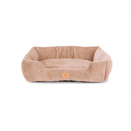 Лежак Sweetie Corduroy 70 из вельвета, бежевый, Ferplast 83887026 Лежак Sweetie Corduroy 70 из вельвета, бежевый, Ferplast 83887026