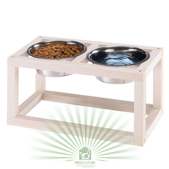 Миски на подставке для собак Desco Wood 05 (модель: 70010356) Миски на подставке для собак Desco Wood 05 (модель: 70010356)