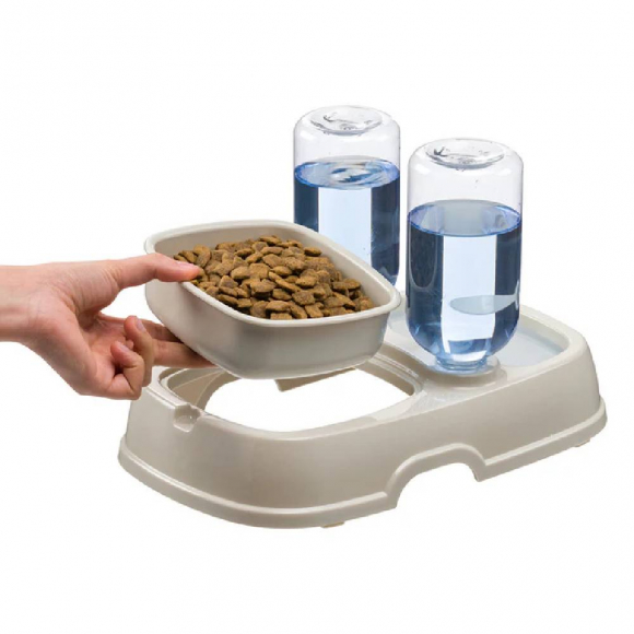 Миска Tota 2 с креплениями для двух бутылочек, Ferplast 71986021
