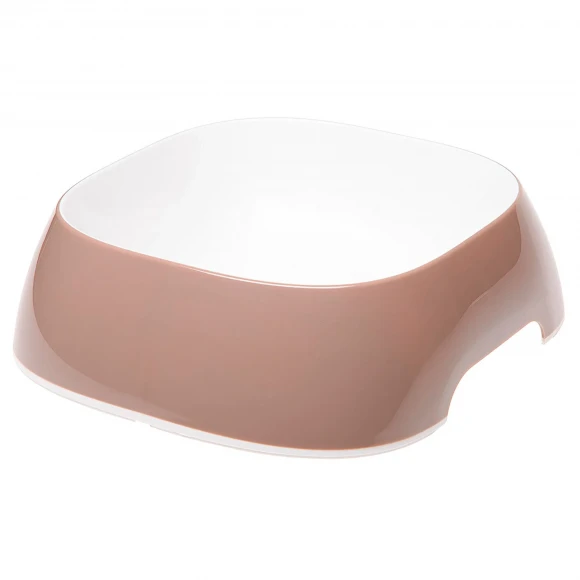 Миска Glam L для кошек и собак, 1.2 л, кофе с молоком, Ferplast 71218021