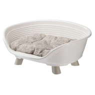 Лежанка Throne 4 для собак и кошек, белая, Ferplast 70104011