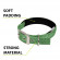 Ошейник Greener Soft C20/43 эконейлон, мягкая подкладка, зеленый, Ferplast 78240323
