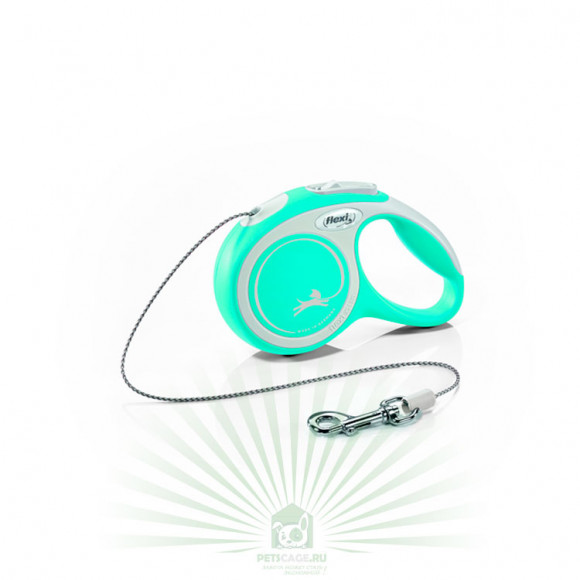Поводок Flexi New Comfort XS, 3 м, 8 кг, трос Поводок Flexi New Comfort XS, 3 м, 8 кг, трос