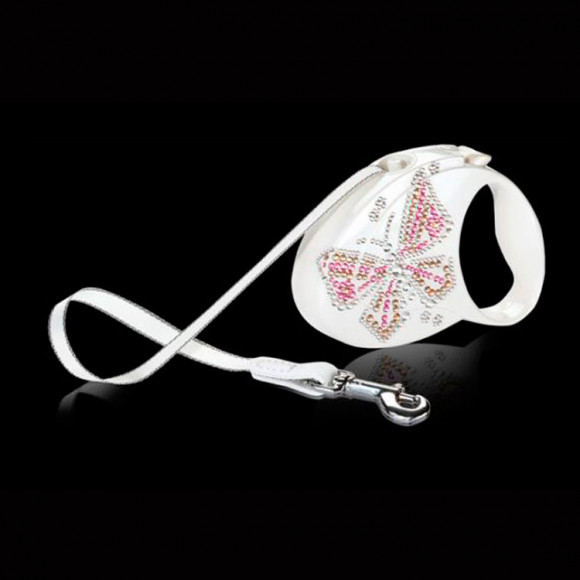 Рулетка Flexi Glam Butterfly S, лента, 3 м 12 кг Рулетка Flexi Glam Butterfly S, лента, 3 м 12 кг