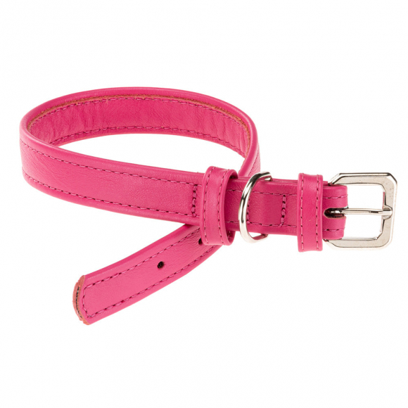 Кожаный ошейник Vogue Flat CF 20/39, фуксия, Ferplast 76120416 Кожаный ошейник Vogue Flat CF 20/39, фуксия, Ferplast 76120416