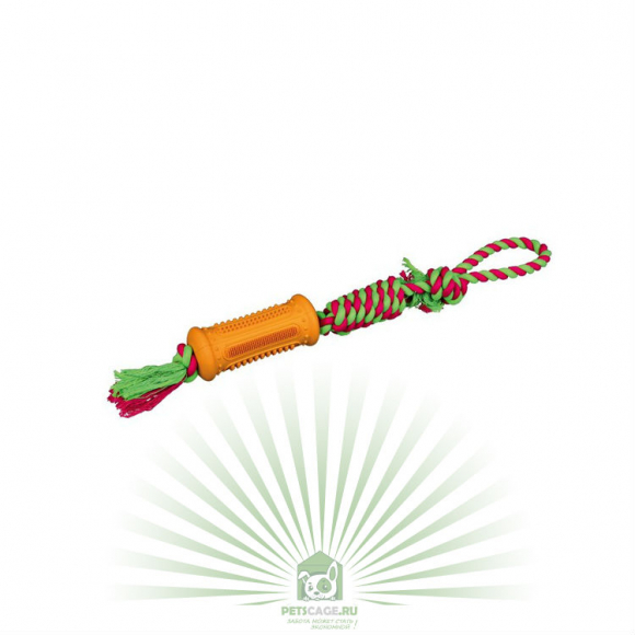 Цилиндр на веревке Denta Fun, 7 cм/51 см, Trixie 33190 Цилиндр на веревке Denta Fun, 7 cм/51 см, Trixie 33190