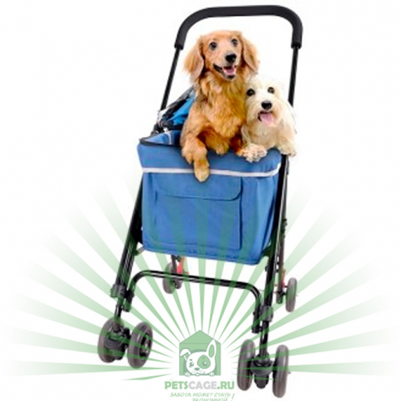 Коляска для животных Ibiyaya Astro Mini Pet Buggy синяя (модель: 344120) Коляска для животных Ibiyaya Astro Mini Pet Buggy синяя (модель: 344120)