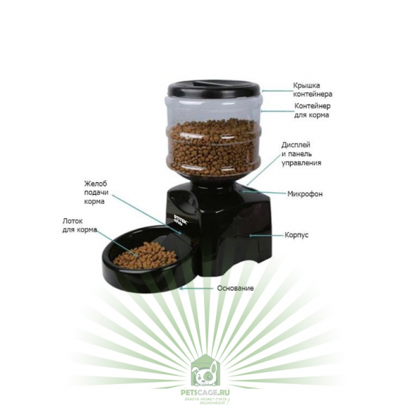 Автокормушка для кошек и собак SITITEK Pets Tower-5