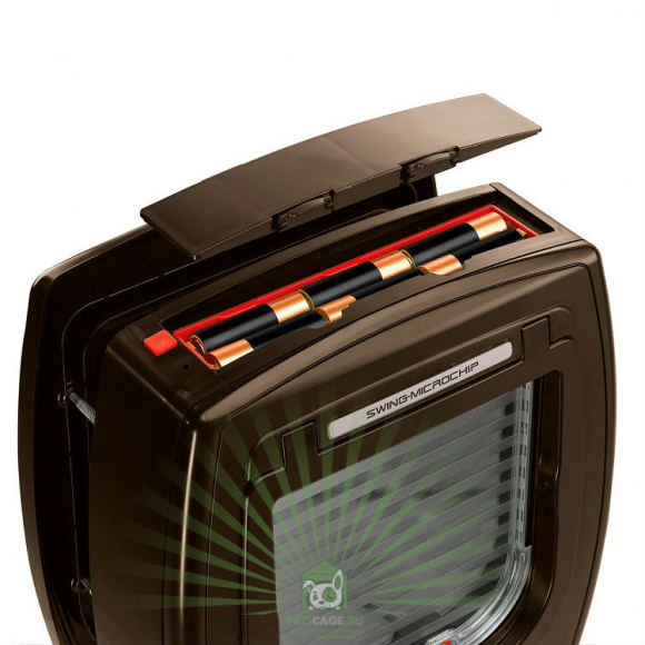 Дверь Ferplast Swing Microchip Large коричневая (модель:72093012)