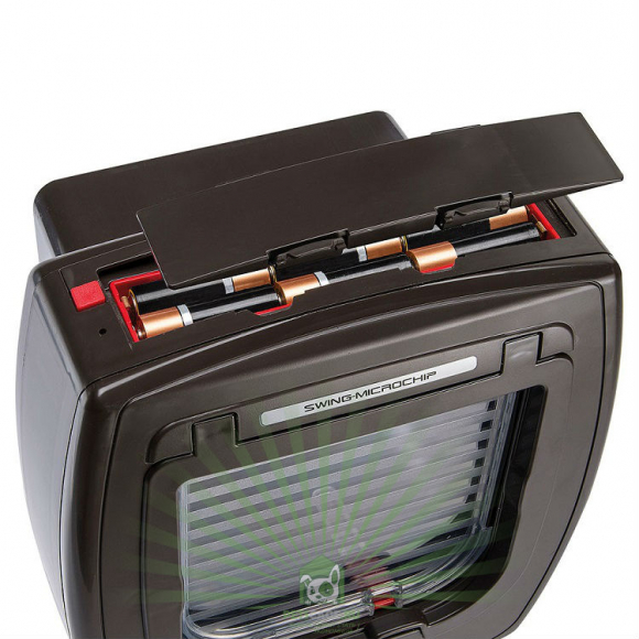 Дверь Ferplast Swing Microchip Large коричневая (модель:72093012)