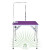 Стол для груминга, 70×48×h76 см, фиолетовый, Komondor TS-04_purple