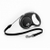 Поводок Flexi Black Design M, 5 м, 20 кг, трос, серебряный