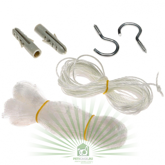 Защитная сетка на балкон CAT NET S, 300*h200, нейлон (модель: 85182400) Защитная сетка на балкон CAT NET S, 300*h200, нейлон (модель: 85182400)