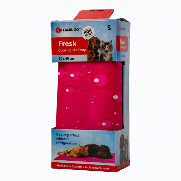 Охлаждающая подстилка для собак Fresk S, размер 50 х 40 см, красная, Flamingo FL520362 Охлаждающая подстилка для собак Fresk S, размер 50 х 40 см, красная, Flamingo FL520362