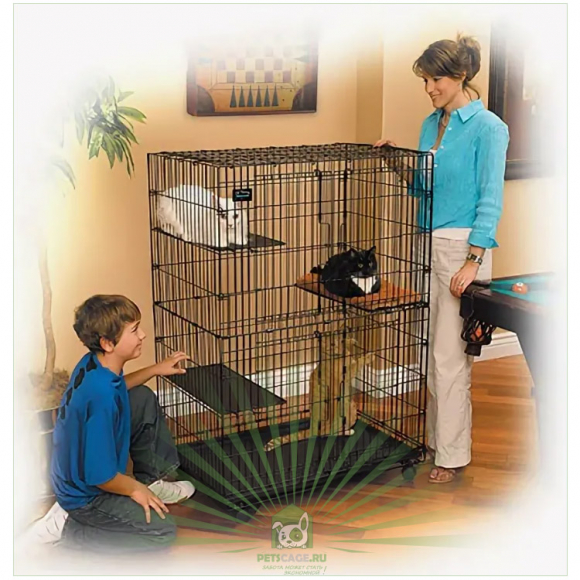 Клетка для кошек Cat Playpens, 91×60×h128 см, Midwest 130