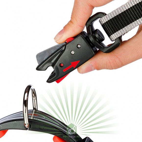 Поводок SPORT DOG MATIC G25/120 черный