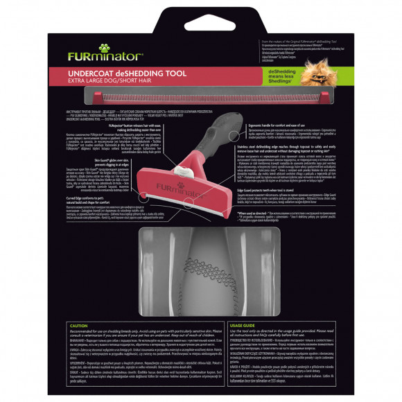 Фурминатор XL для крупных собак с короткой шерстью, FURminator 151470 Фурминатор XL для крупных собак с короткой шерстью, FURminator 151470