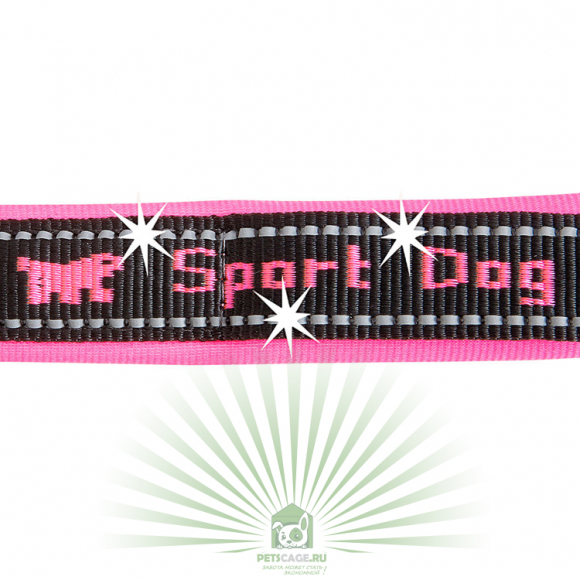 Поводок-перестежка Sport Dog Matic GA 25/200 розовый