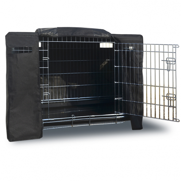 Чехол для клеток №3, petscage, черный, ткань ПВХ, 78х53х61 см