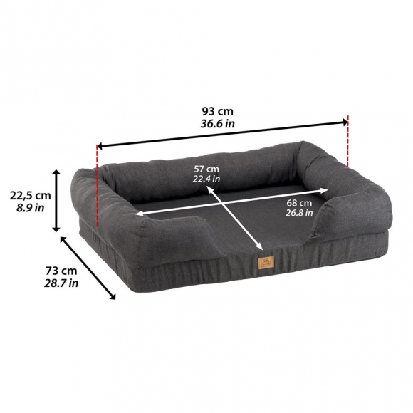 Лежак Memor-One для собак, L: 93×73×h 22,5 см, Ferplast 81065499 Лежак Memor-One для собак, L: 93×73×h 22,5 см, Ferplast 81065499