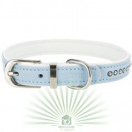 Ошейник Active Comfort со стразами, S–M: 27–33 см/15 мм, светло-голубой, Trixie 19028