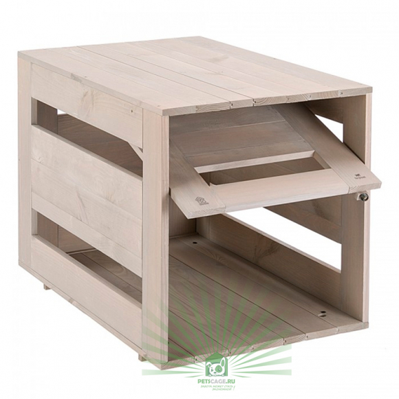 Дом для собак деревянный серый Ferplast Dog Home Medium (модель: 87030221)