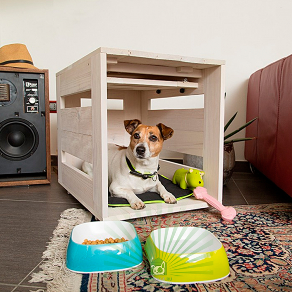 Дом для собак деревянный белый Ferplast Dog Home Large Дом для собак деревянный белый Ferplast Dog Home Large