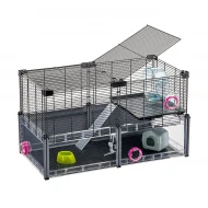 Клетка Multipla Hamster для грызунов, аксессуары в комплекте, Ferplast 57007217
