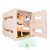 Дом для собак деревянный белый Ferplast Dog Home Medium