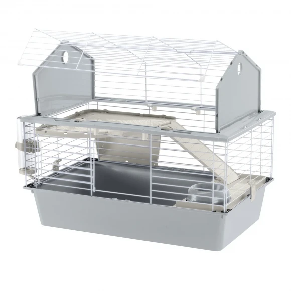 Клетка Barn 80 для кроликов, серая, Ferplast 57068021 Клетка Barn 80 для кроликов, серая, Ferplast 57068021