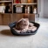 Лежак для собак Siesta Deluxe 4, пластиковый, чёрный, Ferplast 70204936
