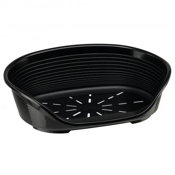 Лежак для собак Siesta Deluxe 10, пластиковый, чёрный, Ferplast  70210917