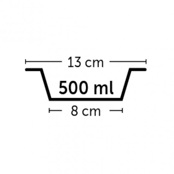 Стальная миска Selecta голубая, ∅ 13 см/500 мл, Flamingo 43056