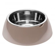Миска Jolie L на пластиковой подставке, серая, 1.2 л, Ferplast 70984021