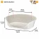 Лежак для собак Siesta Deluxe 4, пластиковый, светло-сиреневый, Ferplast 70204916